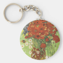 Van Gogh Poppies Key Chains