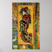 Van Gogh; Portrait of a Japanese Courtesan Poster