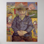 VAN GOGH - PORTRAIT OF PERE TANGUY PRINT