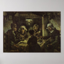 Van Gogh Potato Eaters Poster