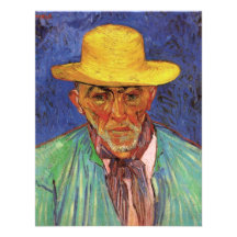 Van Gogh; Retrato del pastor de Escalier de la pac Comunicados Personalizados