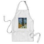 Van Gogh Road With Cypresses Apron