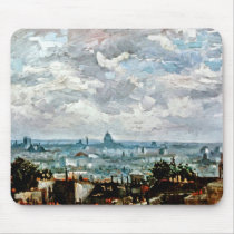 Van Gogh Roofs Of Paris Mousepad