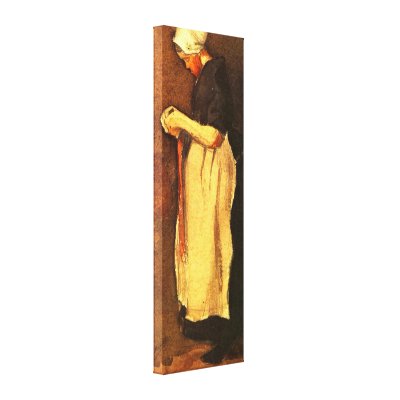 Van Gogh; Scheveningen Woman Canvas Print Zazzle_wrappedcanvas Van Gogh; Scheveningen Woman Canvas Print Zazzle_wrappedcanvas