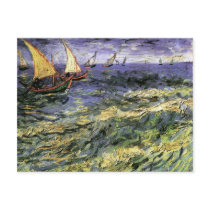 Van Gogh Seascape at Saintes-Maries Post Cards