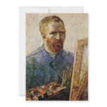 Van Gogh; Self Portrait in Front of the Easel Invitations
