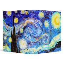 Van Gogh Starry Night Binder