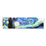 Van Gogh Starry Night Bumper Stickers