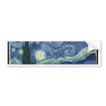 Van  Gogh Starry Night Bumper Stickers