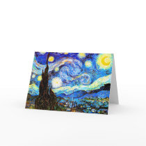 Van Gogh Starry Night Card