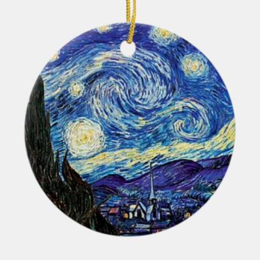 Van Gogh - Starry Night Christmas Ornament | Zazzle