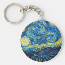 Van Gogh Starry Night Key Chain