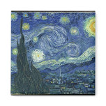 van, gogh, starry, night, vintage, historical