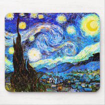 Van Gogh Starry Night Mousepad