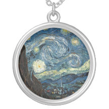 Van Gogh Starry Night Necklaces