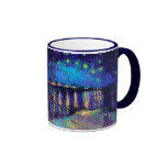 Van Gogh Starry Night Over Rhone (F474) Fine Art Mug