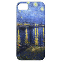 Van Gogh Starry Night Over The Rhone iPhone Case iPhone 5 Case