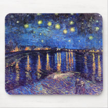 Van Gogh Starry Night Over The Rhone Mousepad