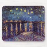 Van Gogh; Starry Night Over the Rhone Mouse Pad