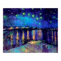 Van Gogh Starry Night over the Rhone Print