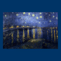 Van Gogh:Starry Night over the Rhone posters