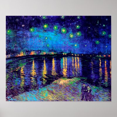Van Gogh Starry Night over the Rhone Print