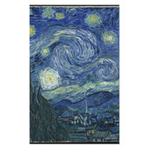 Van  Gogh Starry Night Custom Stationery