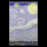 Van Gogh Starry Night Custom Stationery