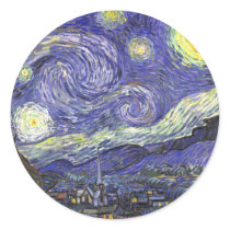 Van Gogh Starry Night Sticker