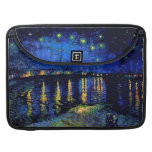 Van Gogh Starry Night Vintage Fine Art Sleeves For MacBooks