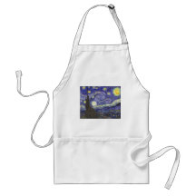 Van Gogh Starry Night, Vintage Post Impressionism Aprons
