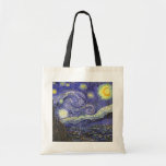 Van Gogh Starry Night, Vintage Post Impressionism Canvas Bag
