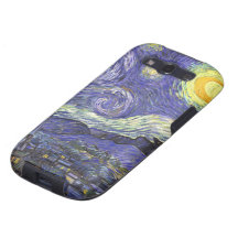 Van Gogh Starry Night, Vintage Post Impressionism Galaxy S3 Cases