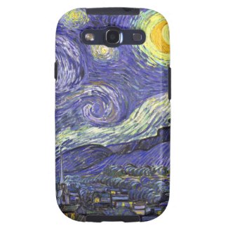 Van Gogh Starry Night, Vintage Post Impressionism Galaxy S3 Cases