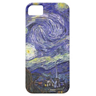 Van Gogh Starry Night, Vintage Post Impressionism Iphone 5 Covers
