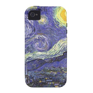Van Gogh Starry Night, Vintage Post Impressionism iPhone 4 Tough Cover