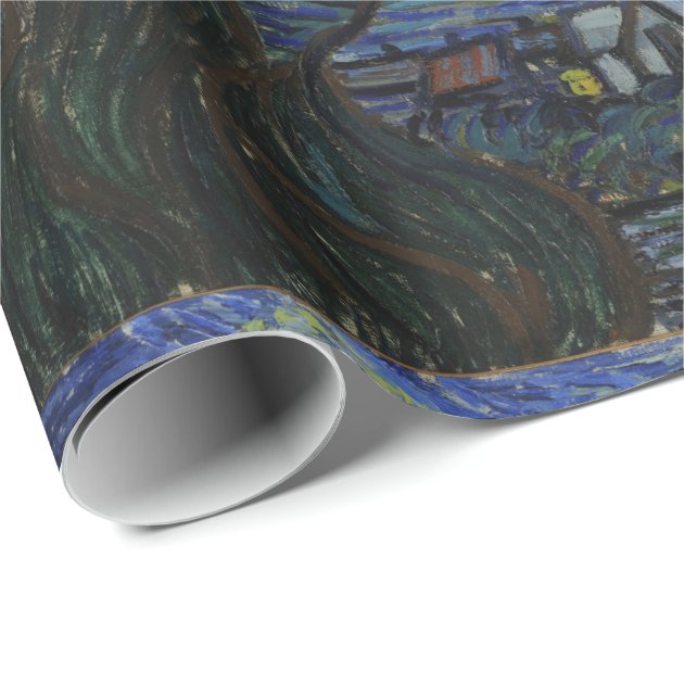 Van Gogh Starry Night Wrapping Paper 3/4