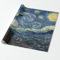 Van Gogh Starry Night Wrapping Paper