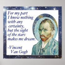 Van Gogh Stars Dream Poster or Print