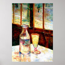 Van Gogh Still Life Absinthe  (F339) Posters