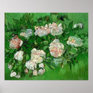 Van Gogh; Still Life: Pink Roses