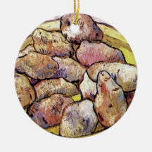Van Gogh - Still Life Potatoes In A Yellow Dish Christmas Ornament