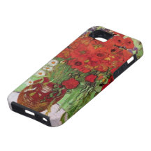 Van Gogh; Still Life: Red Poppies and Daisies iPhone 5 Case