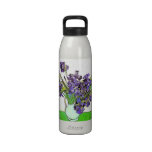 Van Gogh Still Life Vase, Violet Irises (F680) Drinking Bottle