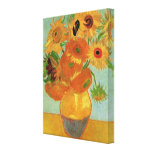 Van Gogh; Still Life: Vase with 12 Sunflowers Canvas Prints