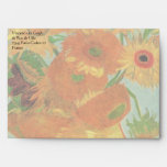 Van Gogh; Still Life: Vase with 12 Sunflowers Envelopes