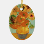 Van Gogh; Still Life: Vase with 12 Sunflowers Ornaments