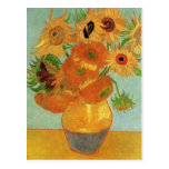 Van Gogh; Still Life: Vase with 12 Sunflowers Postcards