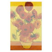 Van Gogh; Still Life: Vase with 15 Sunflowers Stationery Design