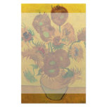 Van Gogh; Still Life: Vase with 15 Sunflowers Customized Stationery